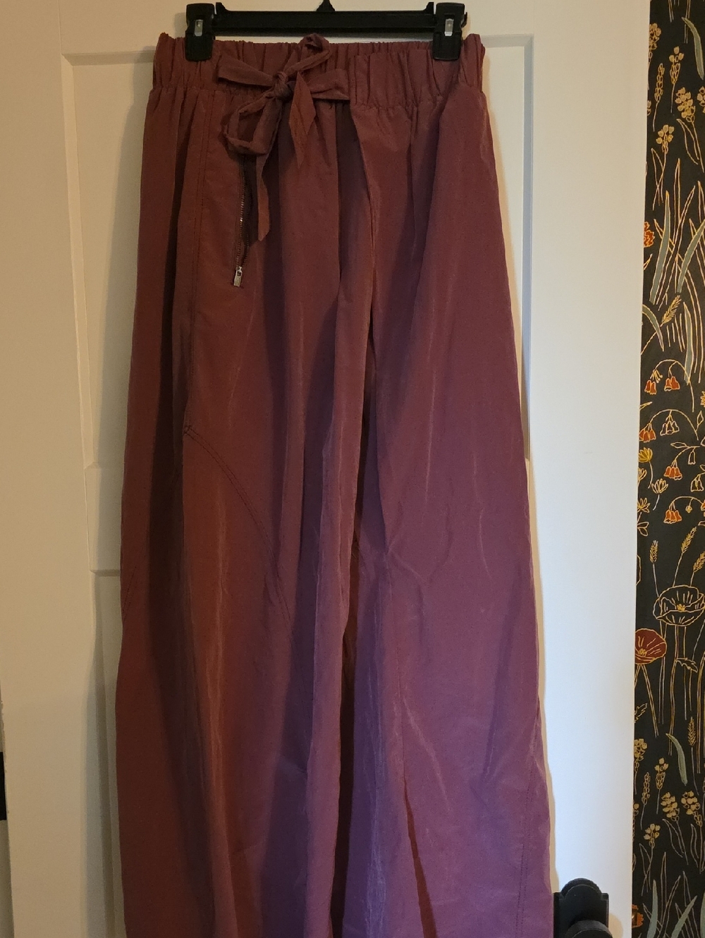 FP Movement by Free People Wide-Leg Pants in Dusty Mauve